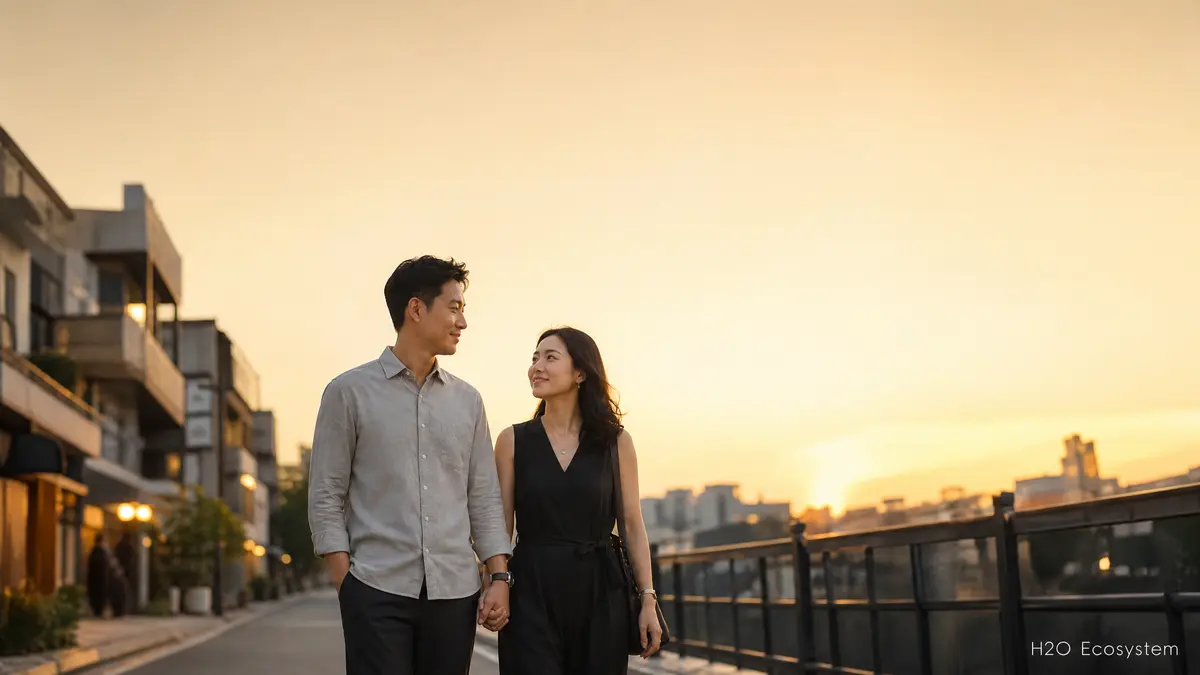 asian_couple_quiet_street_sunset_walk_01.jpg